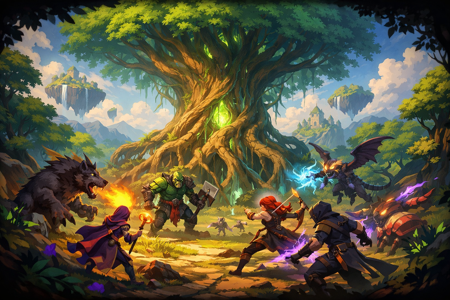World Tree - 2D Fantasy Mobile MMORPG